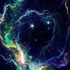 Схема вышивки «галактика  нить»