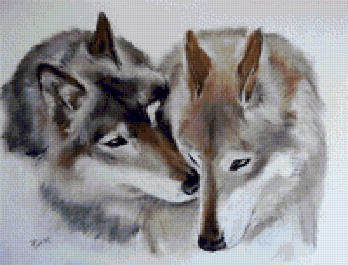 Любовь - пара, волк, любовь - предпросмотр