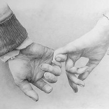 Схема вышивки «Он и она»