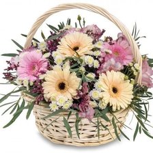 корзинка с цветами