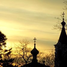 Схема вышивки «закат»