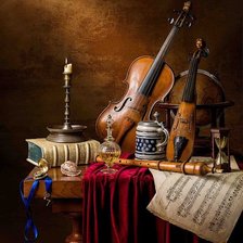 Схема вышивки «скрипка»