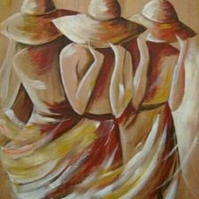 Схема вышивки «trzy kobiety»