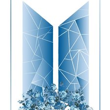 Схема вышивки «BTS»