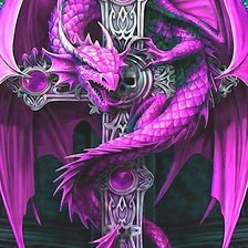 Схема вышивки «Дракон»