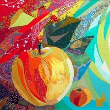 Схема вышивки «яблоко»