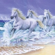 Схема вышивки «лошади»