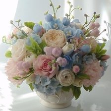 Схема вышивки «БУКЕТ ЦВЕТОВ»