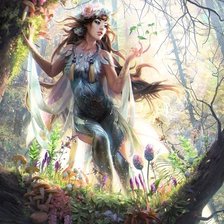 Схема вышивки «фея»