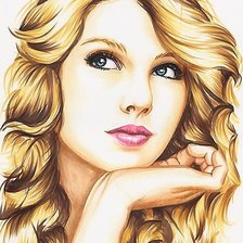 Схема вышивки «Девушка»