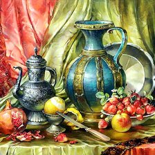 Схема вышивки «Натюрморт с кувшином.»