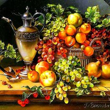 Схема вышивки «Натюрморт. Изобилие.»