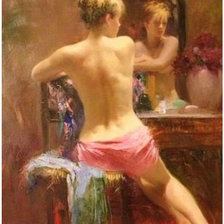 Схема вышивки «Pino Daeni Mirror»