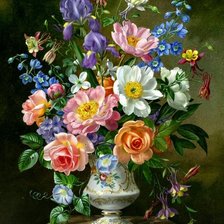 Схема вышивки «Букет»