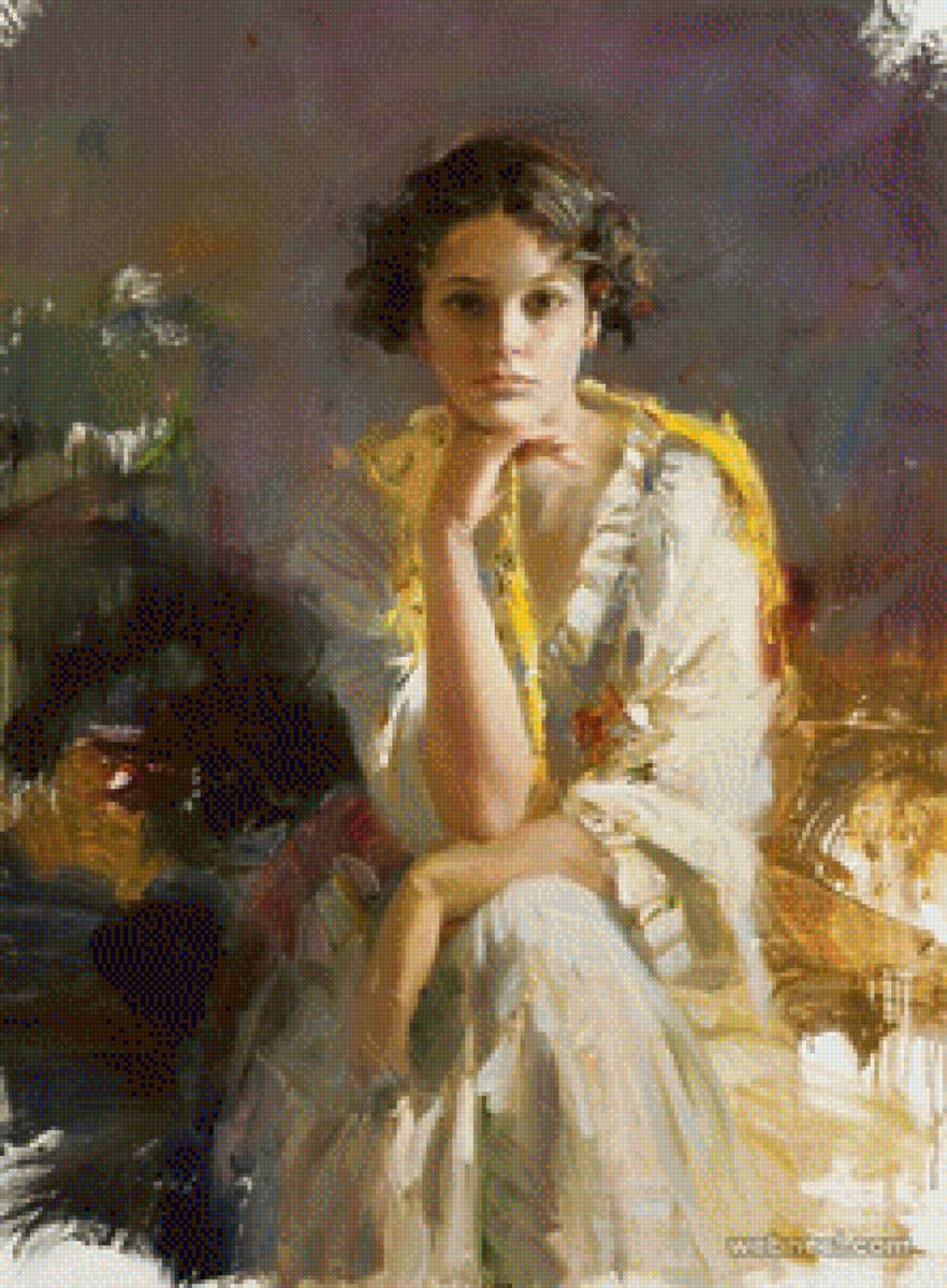 Pino Daeni Girl - daeni, pino - предпросмотр