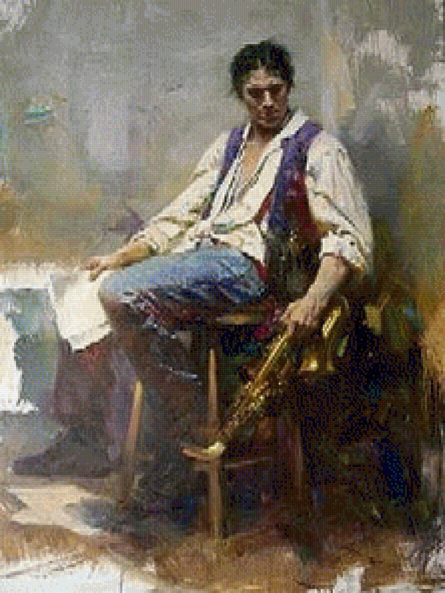 Pino Daeni Musician 4 - daeni, pino - предпросмотр