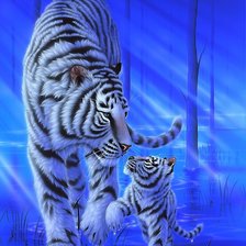 Схема вышивки «мир животных»