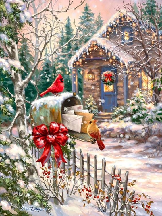 Christmas mailbox - оригинал