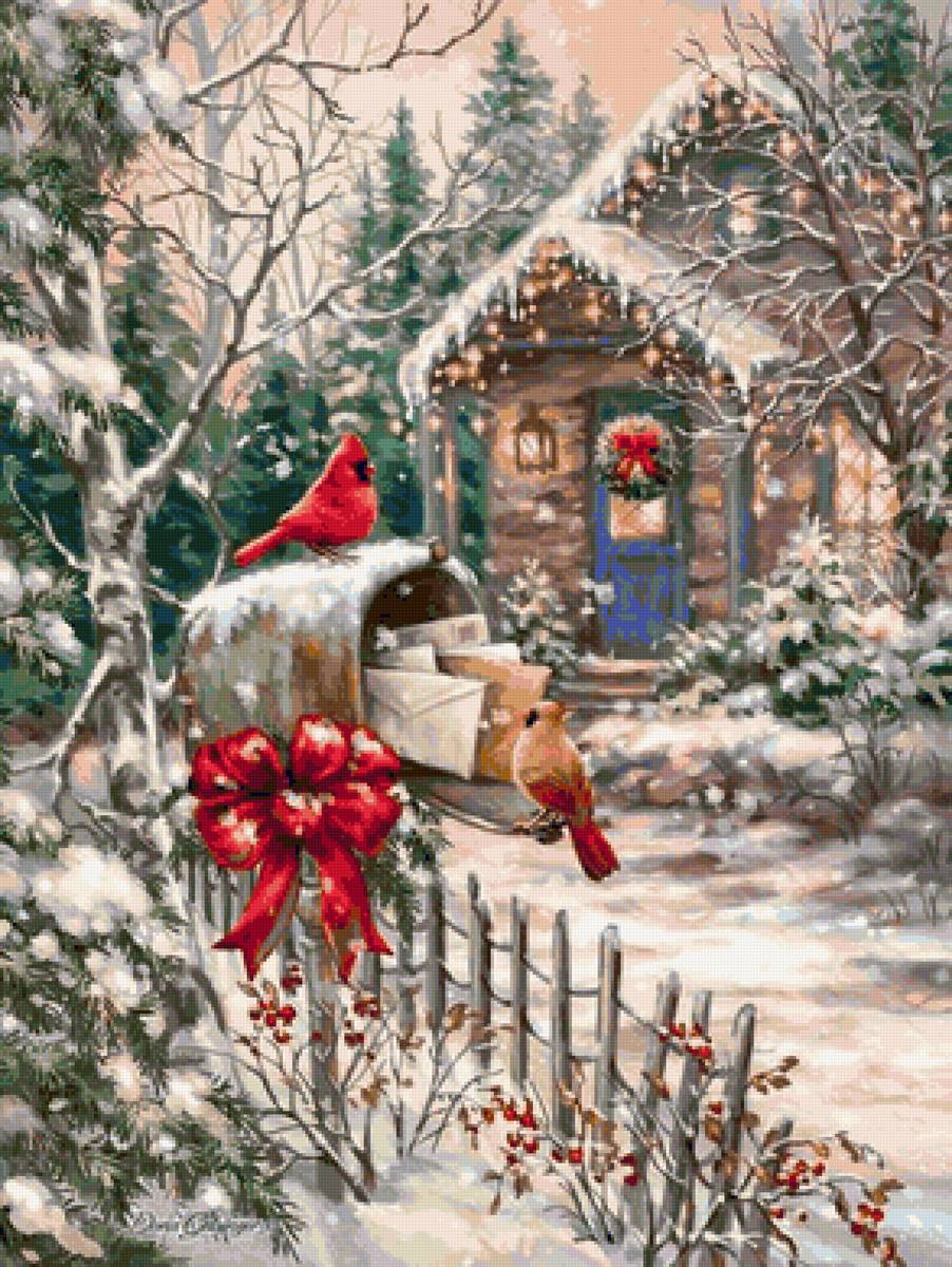 Christmas mailbox - предпросмотр