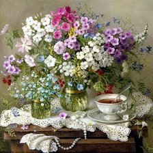 Схема вышивки «натюрморт»