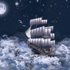 Схема вышивки «летучий голландец»