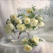 Схема вышивки «Одно дождливое утро 2»