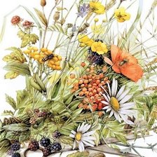 Схема вышивки «Field flowers»