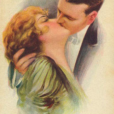 Схема вышивки «поцелуй»