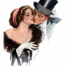 Схема вышивки «поцелуй1»