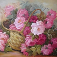 Схема вышивки «розы»