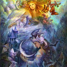 Схема вышивки «День и Ночь»