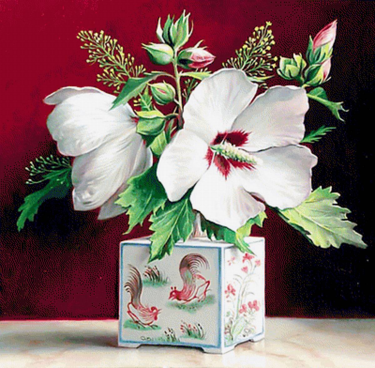 Натюрморт. - живопись., натюрморт, цветы - предпросмотр