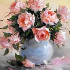 Схема вышивки «розы»