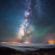 Схема вышивки «Краски космоса»