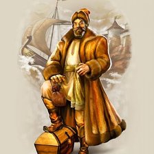 Схема вышивки «купец»