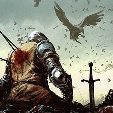 Схема вышивки «knight»