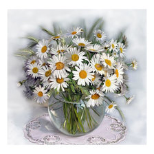 Схема вышивки «Серия "Ромашки"»