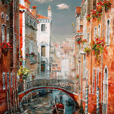 Схема вышивки «венеция»