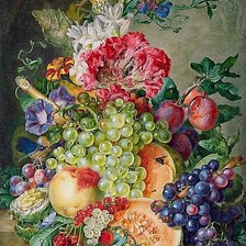 Схема вышивки «фруктовый натюрморт»