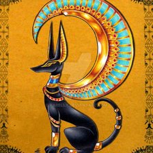 Схема вышивки «анубис 2»