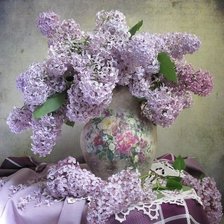 Схема вышивки «СИРЕНЬ»