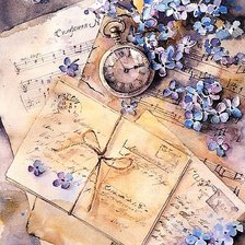 Схема вышивки «Vintage letters»