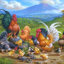 Схема вышивки «Семейка»