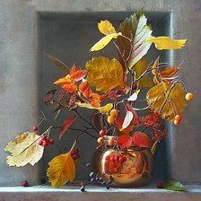 Схема вышивки «Осенний натюрморт.»