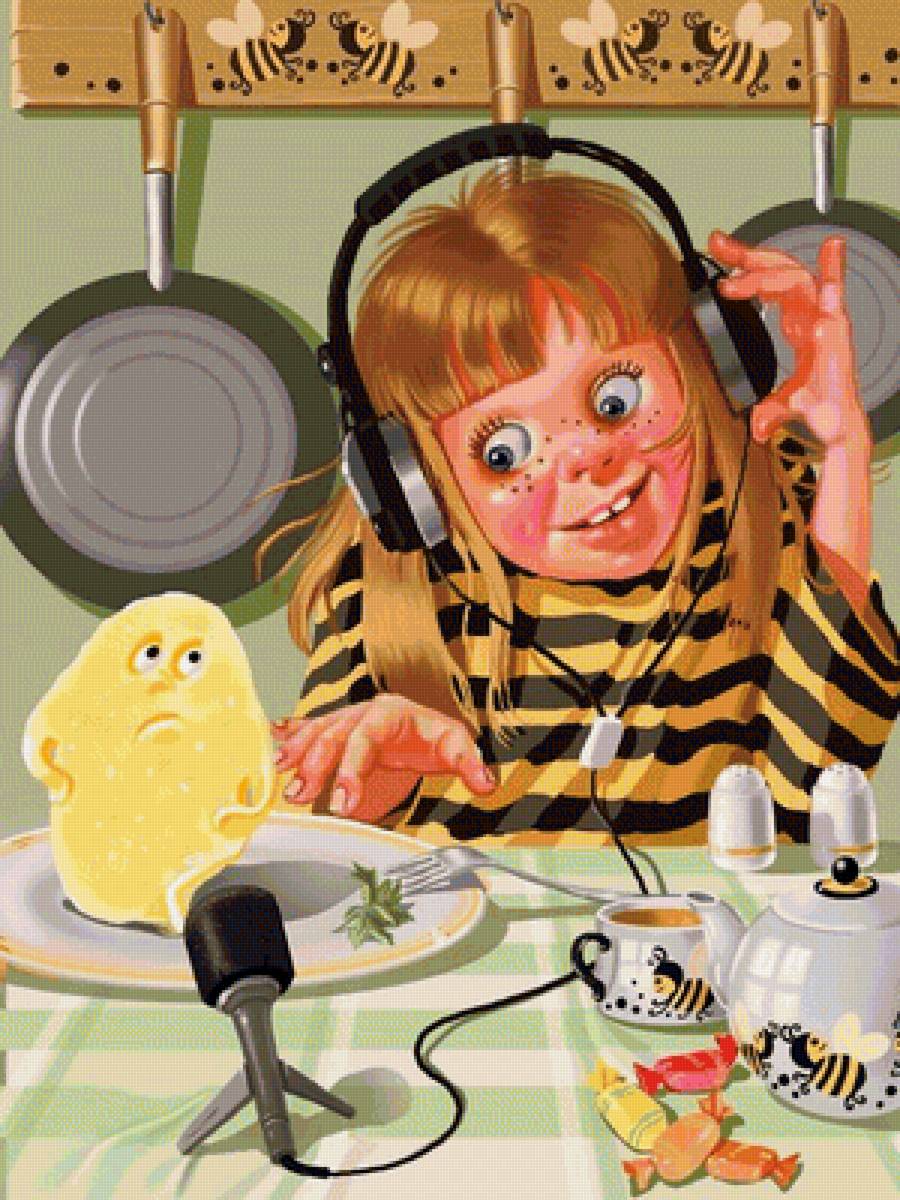 завтрак ребёнка - ребенок - предпросмотр