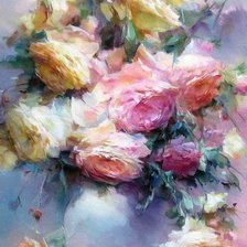 Схема вышивки «Розы»