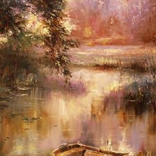 Схема вышивки «Rychkov paysage»