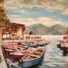 Схема вышивки «Rychkov  boats»