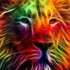 Схема вышивки «Лев»