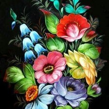 Схема вышивки «Букет»